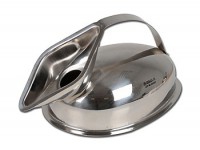 Female urinal in stainless steel Female urinal in stainless steel